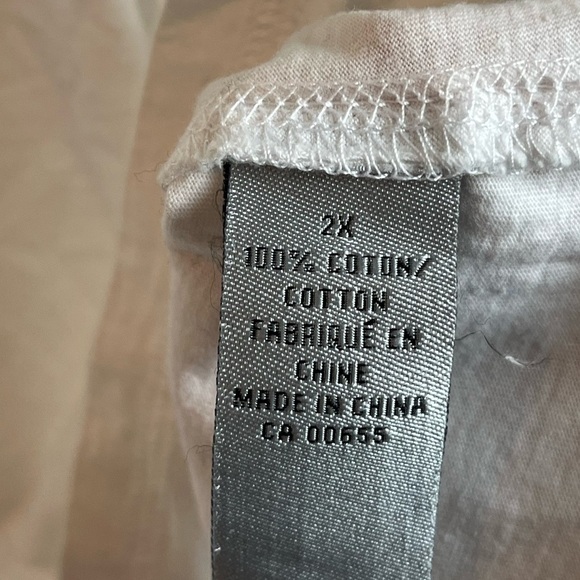 Kelly MXM white V-Neck Tee T-Shirt 2x - Picture 4 of 6